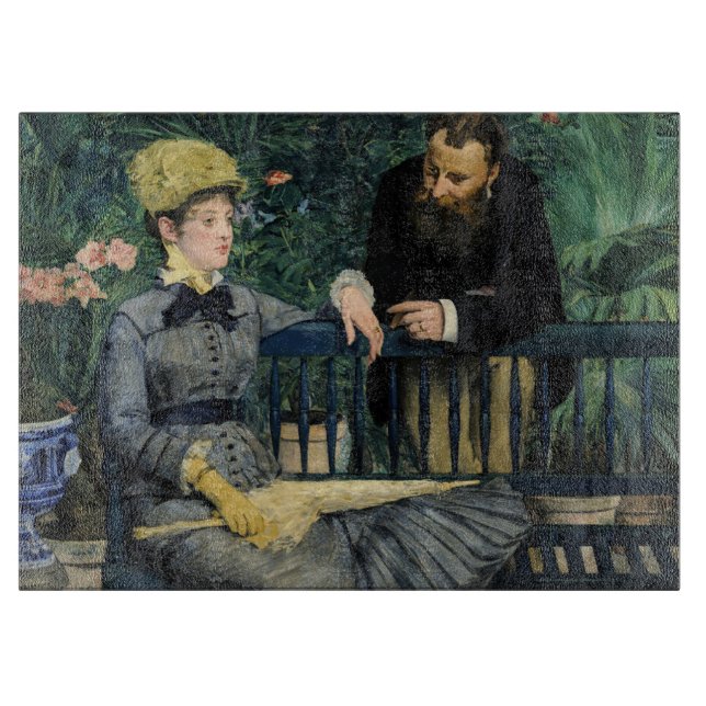 Tabla De Cortar Edouard Manet - En el Invernadero (Anverso)