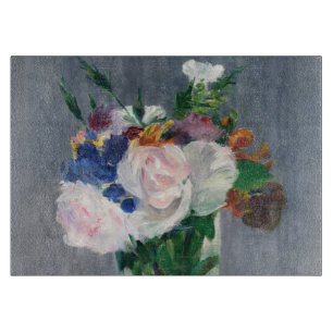 Tabla De Cortar Edouard Manet - Flores en un jarrón de cristal