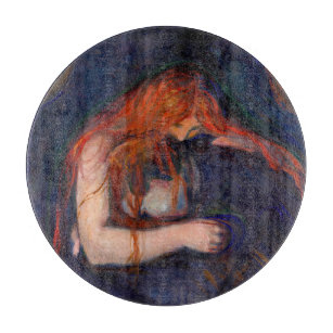 Tabla De Cortar Edvard Munch - Vampiro / Amor y dolor