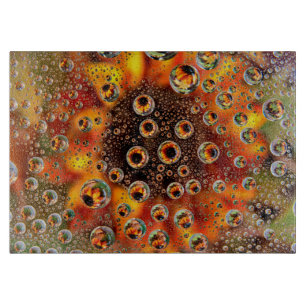 Tabla De Cortar EE. UU., Colorado, Lafayette. Burbujas de agua en 