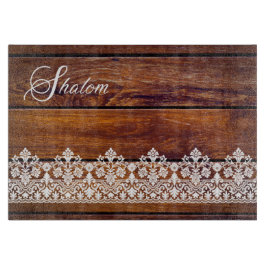 Tabla De Cortar Efecto de Shalom Lace sobre el desafío de los efec