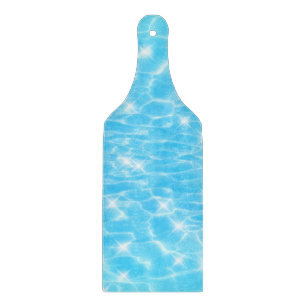 Tabla De Cortar El agua riega las texturas del agua azul moderno
