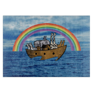Tabla De Cortar El Arca de Noé - El Pacto Arco Iris de Dios