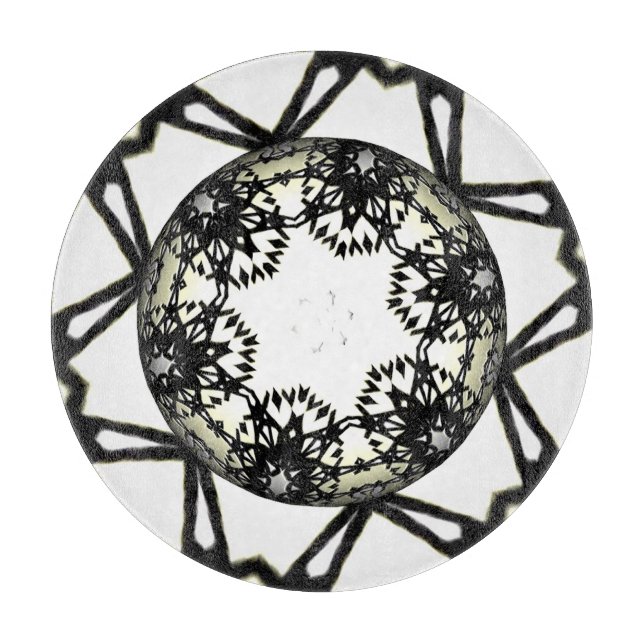 Tabla De Cortar El arte caleidoscopio del volumen uno ocho (Anverso)