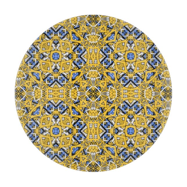 Tabla De Cortar El arte caleidoscopio uno del volumen once (Anverso)