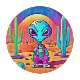 Tabla De Cortar El arte extraterrestre de Desert Chillin