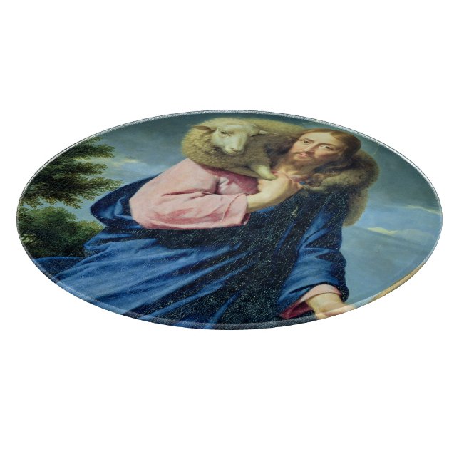 Tabla De Cortar El buen pastor, c.1650-60 (Borde)