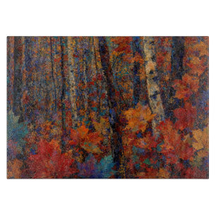 Tabla De Cortar "El camino secreto del ciervo" – Un paisaje colori