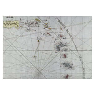 TABLA DE CORTAR EL CARIBE: MAPA, 1775