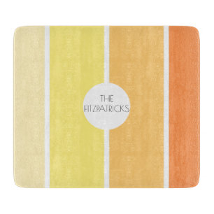 Tabla De Cortar El color amarillo soleado bloquea los modernos tej