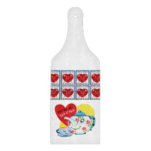 Tabla De Cortar El día de San Valentín del tablero de corte de vid