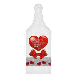 Tabla De Cortar El día de San Valentín del tablero de corte de vid