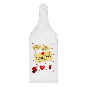 Tabla De Cortar El día de San Valentín del tablero de corte de vid