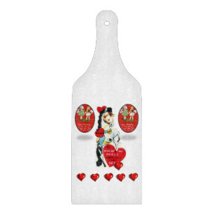 Tabla De Cortar El día de San Valentín del tablero de corte de vid