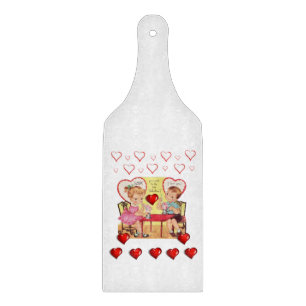 Tabla De Cortar El día de San Valentín del tablero de corte de vid