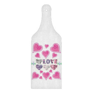Tabla De Cortar El día de San Valentín del tablero de corte de vid