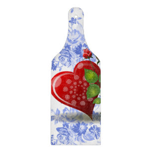 Tabla De Cortar El día de San Valentín del tablero de corte de vid