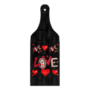 Tabla De Cortar El día de San Valentín del tablero de corte de vid