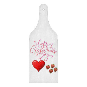 Tabla De Cortar El día de San Valentín del tablero de corte de vid