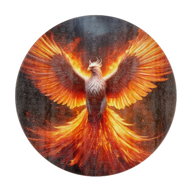 Tabla De Cortar El Fénix Renacido (Anverso)