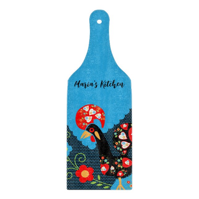 Tabla De Cortar El gallo de Portugal (Anverso)