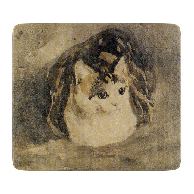 Tabla De Cortar El gato (de Gwen John) (Anverso)
