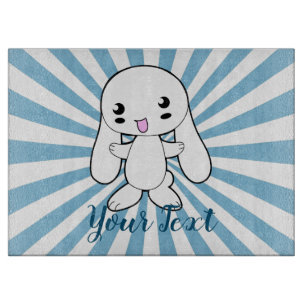 Tabla De Cortar El gran Personalizado de Kawaii Bunny