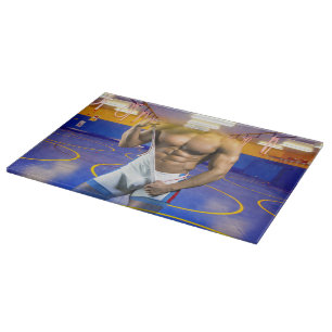 Tabla De Cortar El hombre musculoso de SlipperyJoe engrosó un tren