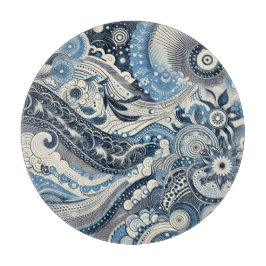 Tabla De Cortar El Home Studio Indigo Bloom