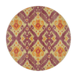 Tabla De Cortar El Ikat Chevron: Tradicional fondo