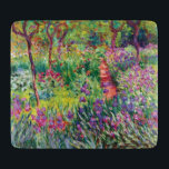 Tabla De Cortar El jardín Iris de Claude Monet<br><div class="desc">El jardín Iris de Claude Monet.
Visita mi tienda para un diseño más interesante y más elección de color => zazzle.com/colorfulworld*</div>