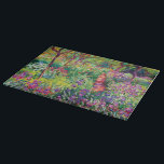 Tabla De Cortar El jardín Iris de Claude Monet<br><div class="desc">El jardín Iris de Claude Monet.
Visita mi tienda para un diseño más interesante y más elección de color => zazzle.com/colorfulworld*</div>