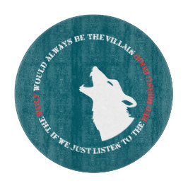 Tabla De Cortar El lobo siempre sería el villano