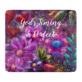 Tabla De Cortar El momento de Dios es el perfecto resumen floral r