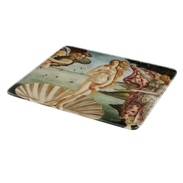 Tabla De Cortar El nacimiento de Venus de Sandro Botticelli (1485) (Borde)