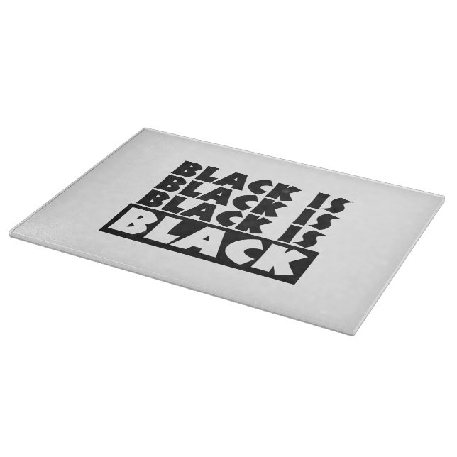 Tabla De Cortar El negro es negro (Borde)