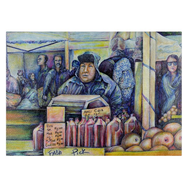 Tabla De Cortar Él oyó, lo que yo vi (Anverso)
