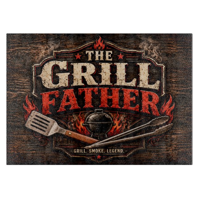 Tabla De Cortar El Padre de la Parrilla (Anverso)
