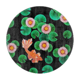 Tabla De Cortar El papel Koi Pond