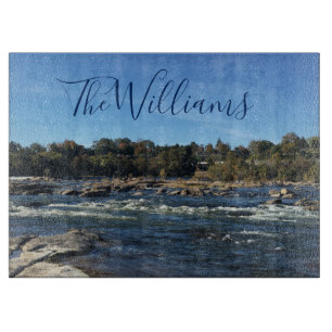 Tabla De Cortar El precioso río James