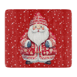 Tabla De Cortar El pueblo escandinavo Santa Claus