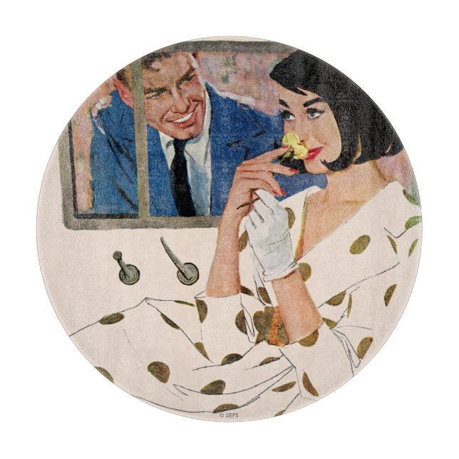 Tabla De Cortar El Rosa de oro (Anverso)