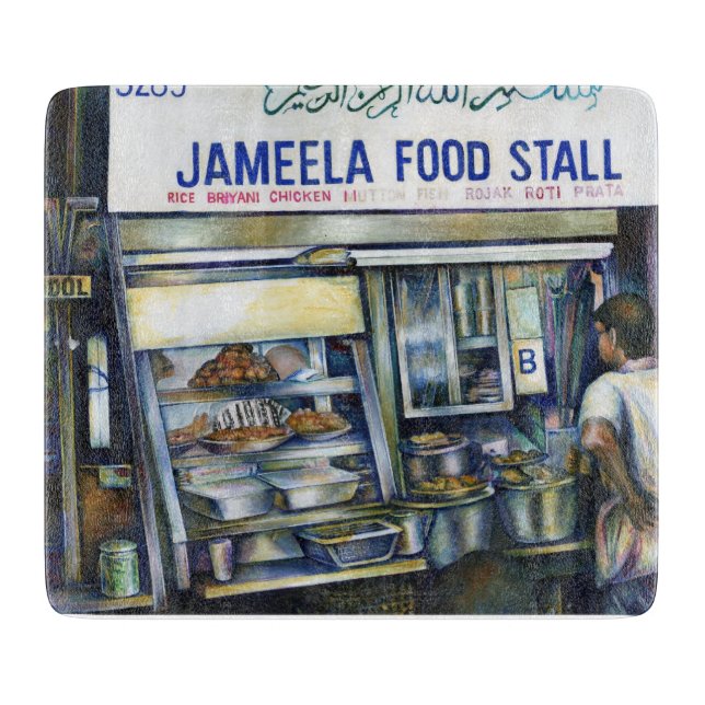 Tabla De Cortar El Singapur de Jameela (Anverso)
