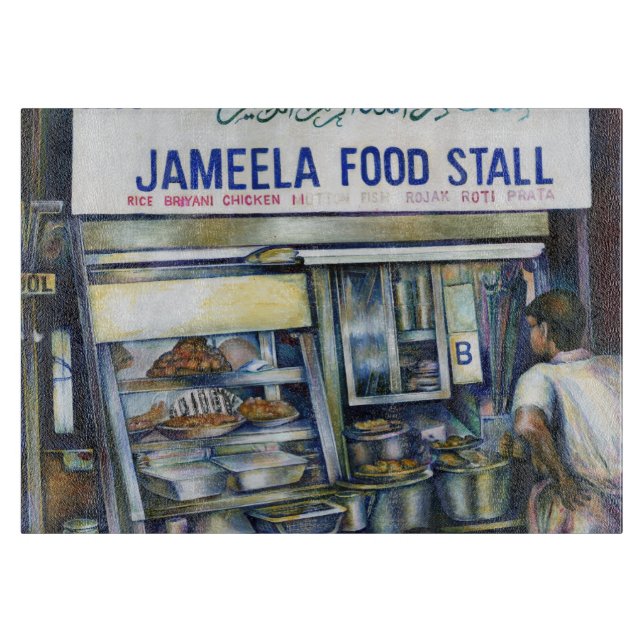 Tabla De Cortar El Singapur de Jameela (Anverso)