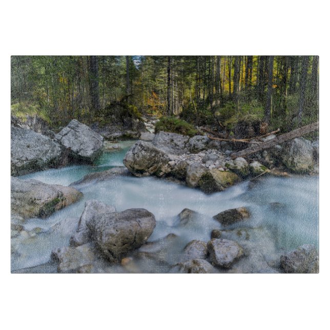 Tabla De Cortar El torrente Ramsauer Ache (Anverso)