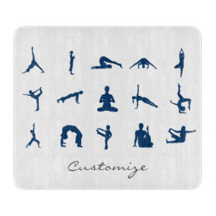 Tabla De Cortar El yoga de silueta es Thunder_Cove