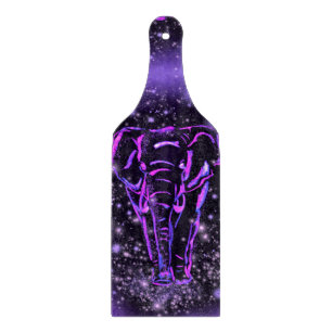 Tabla De Cortar Elefante De Noche Púrpura Tablero De Corte Rosa