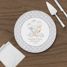 Elefante infantil moderno Fiesta neutral de género