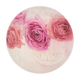 Tabla De Cortar Elegant pink bouquets