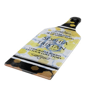 Tabla De Cortar Elegante 18º Aniversario del Boda de Porcelana